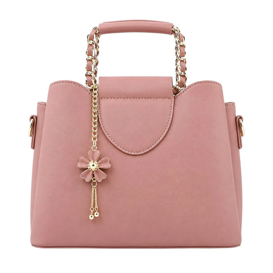 Bagistra Elegant  Pink Top Handle Handbag